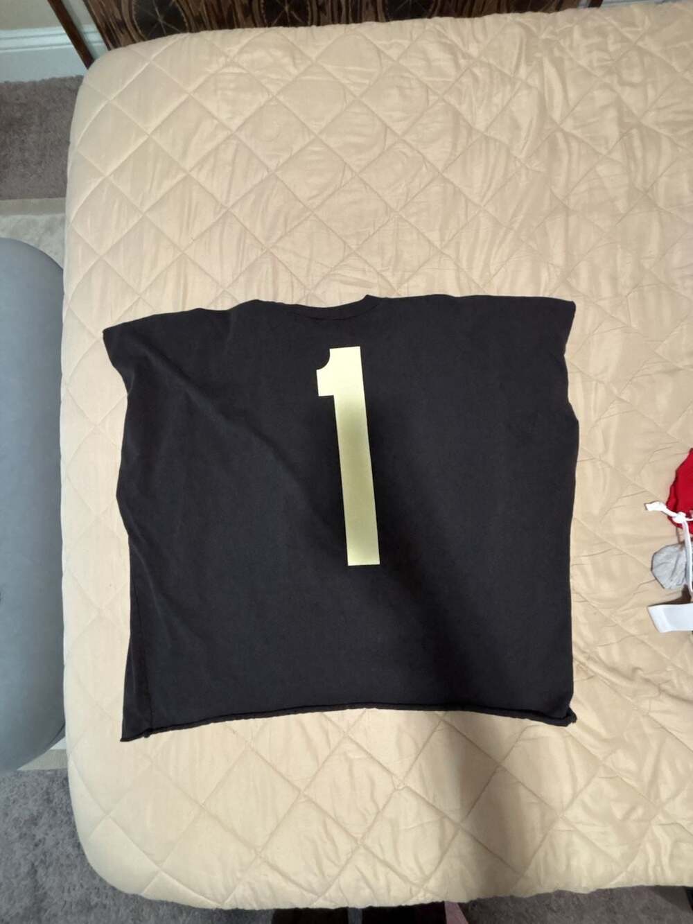 Yeezy Vultures Number 1 Boxy T-Shirt Black